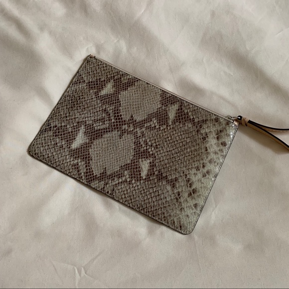 Authentic Coach Snakeskin Pouch - Picture 2 of 3